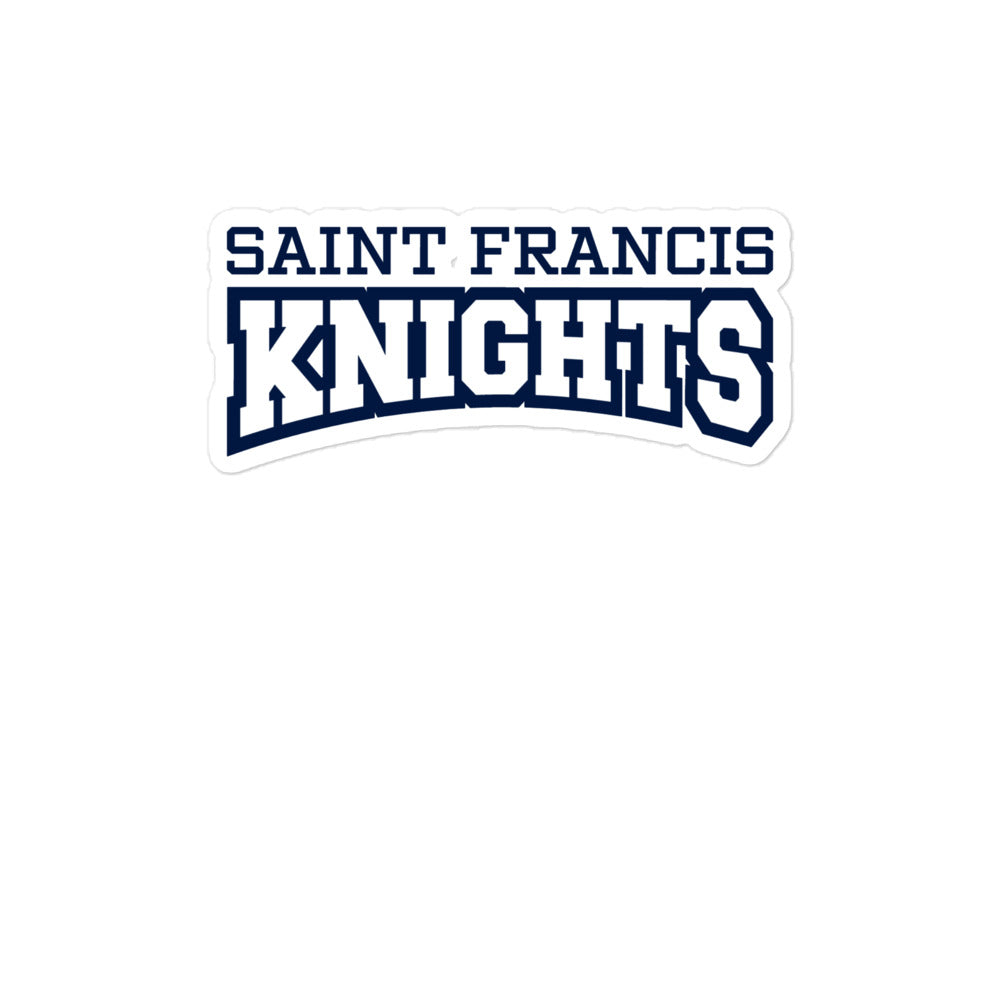 Stickers | Saint Francis School | Modern Script Logo
