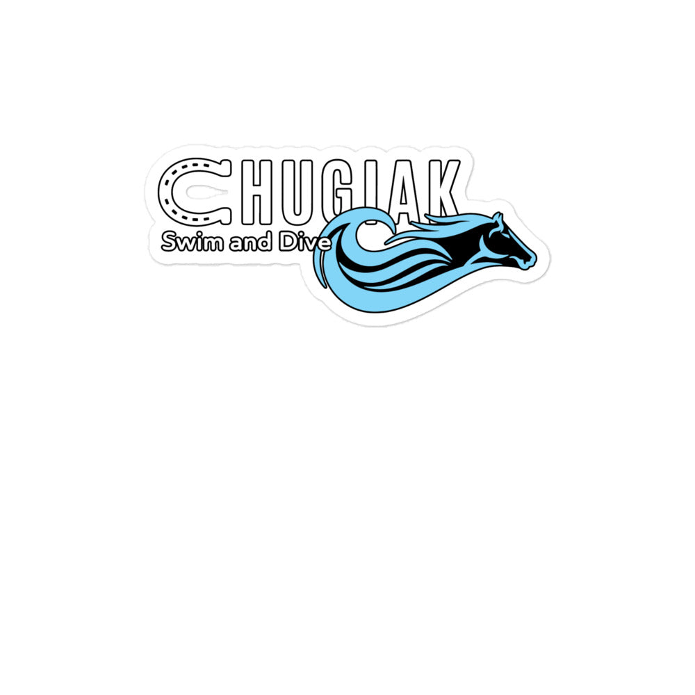 Stickers | Chugiak Mustang Swim & Dive | Emblem Logo