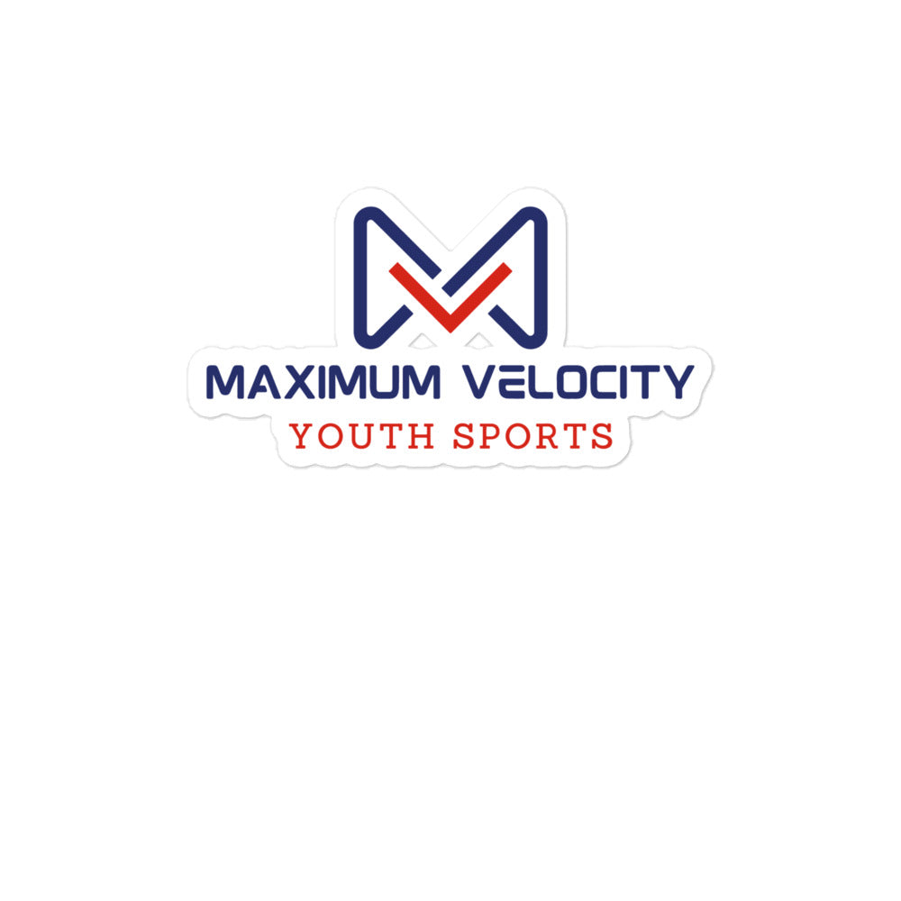 Stickers | Maximum Velocity Youth Sports | Emblem Logo