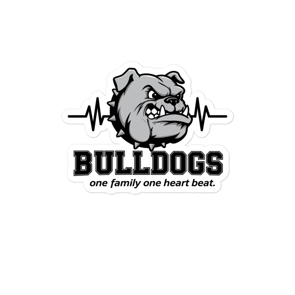 Stickers | Celina Recreational Football Black | Bulldogs Crest Logo