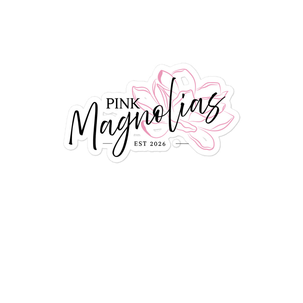 Stickers | Pink Magnolias Dance | Lettermark Logo