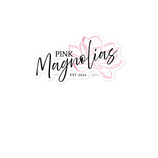 Stickers | Pink Magnolias Dance | Lettermark Logo