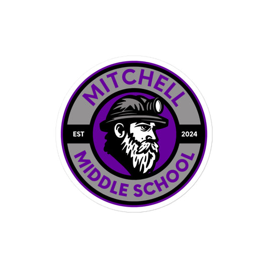 Stickers | Mitchell Middle School Softball | Badge Logo