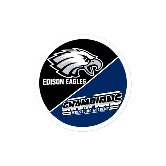 Stickers | Edison Eagles/CWA Wrestling | Badge Logo