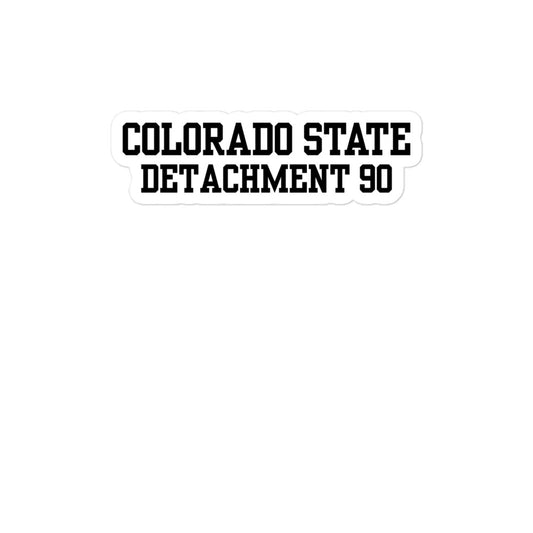 Stickers | Colorado State Detachment 90 | Modern Script Logo
