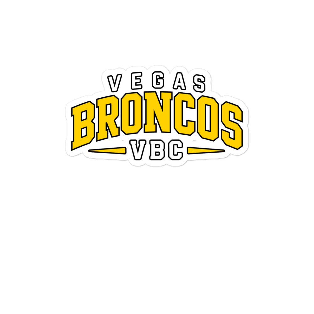 Stickers | Vegas Broncos VBC | Athletics Logo