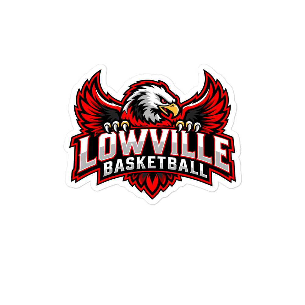 Stickers | Lowville Girls Basketball | Emblem Logo