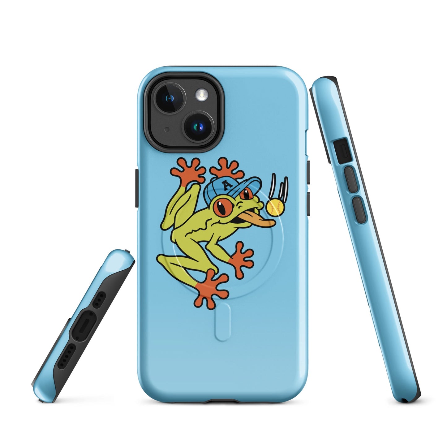 Magsafe Tough Case for iPhone | Aquasox Softball | Mascot Logo
