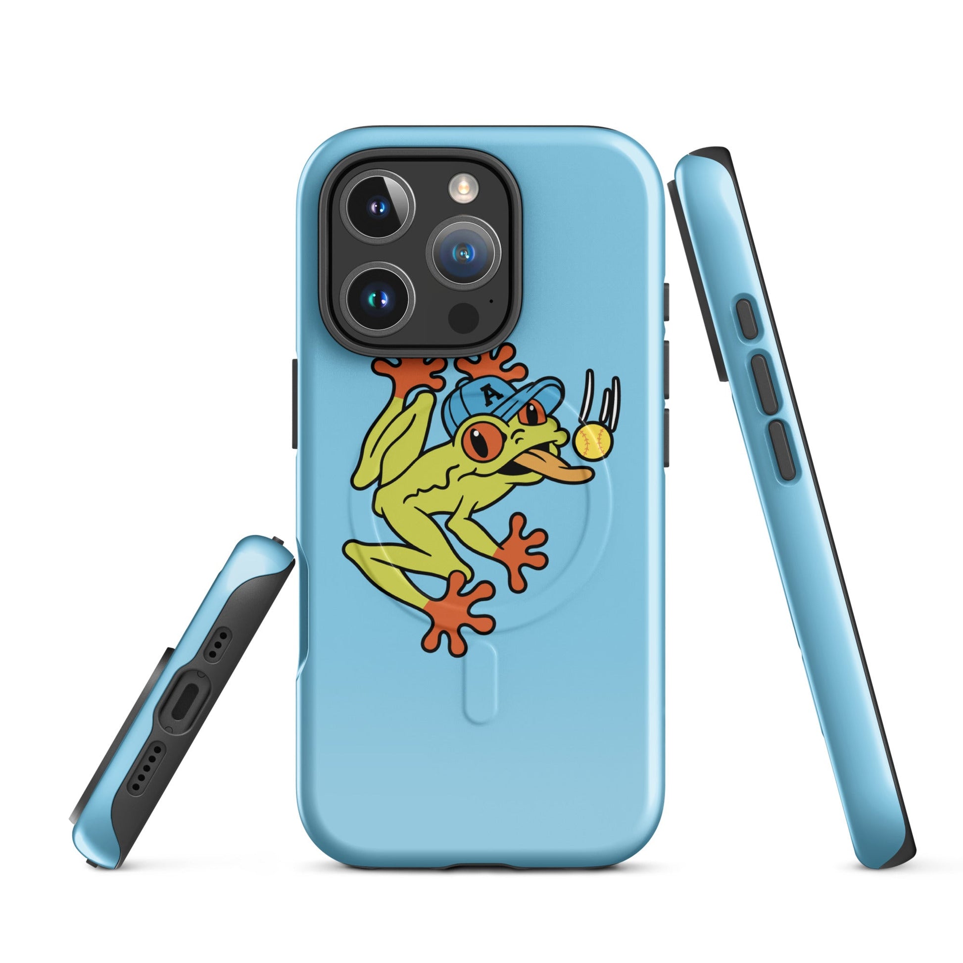 Magsafe Tough Case for iPhone | Aquasox Softball | Mascot Logo