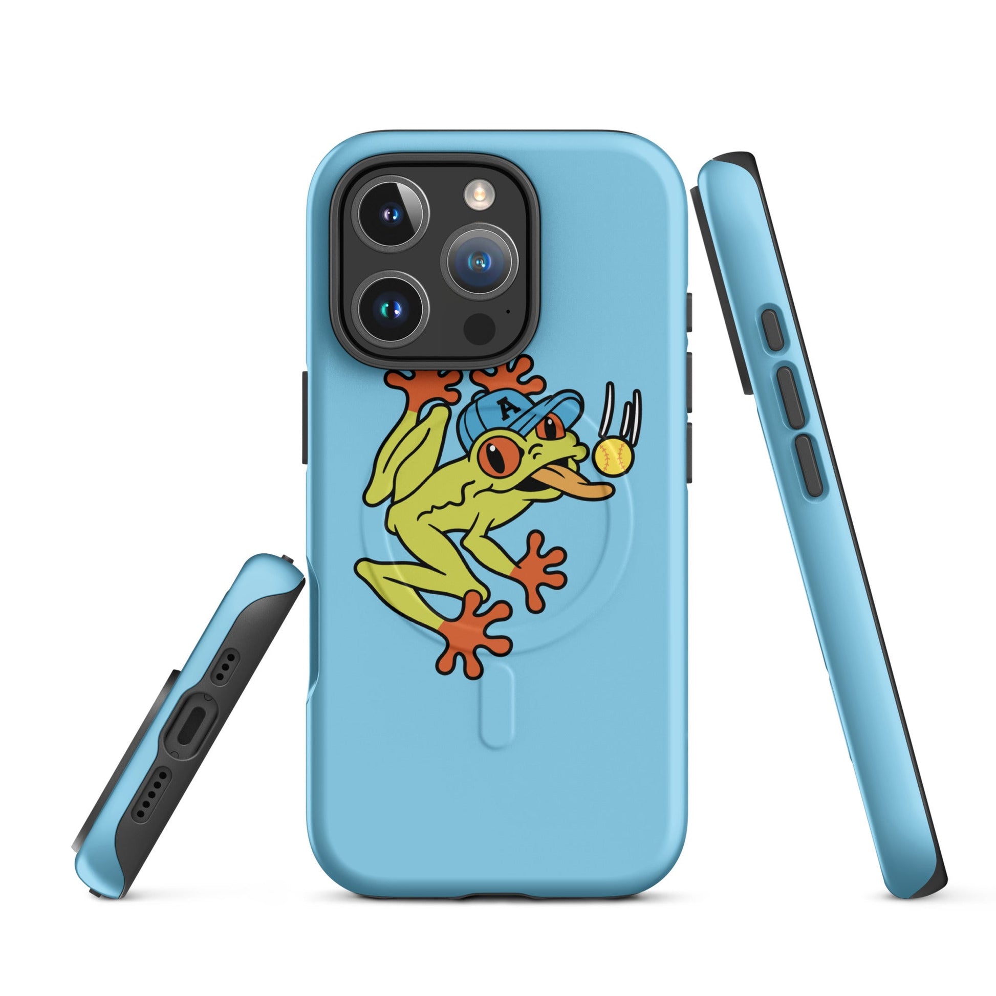 Magsafe Tough Case for iPhone | Aquasox Softball | Mascot Logo