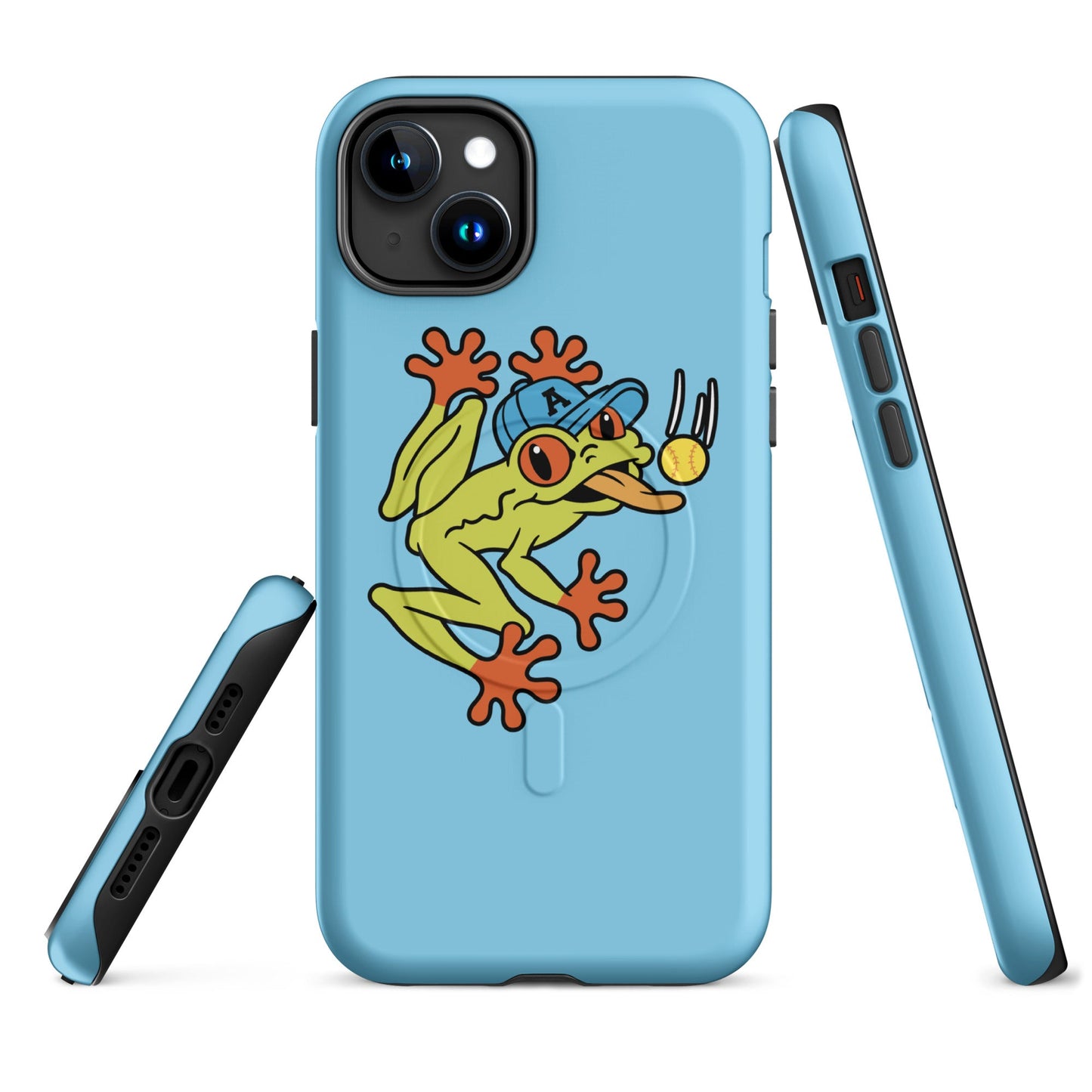 Magsafe Tough Case for iPhone | Aquasox Softball | Mascot Logo