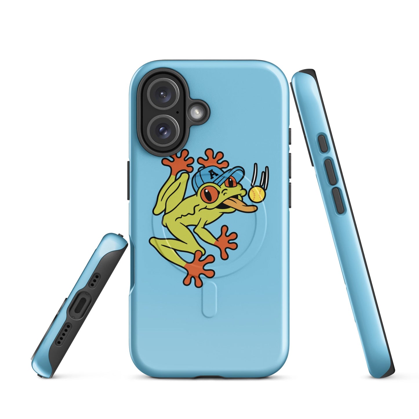 Magsafe Tough Case for iPhone | Aquasox Softball | Mascot Logo