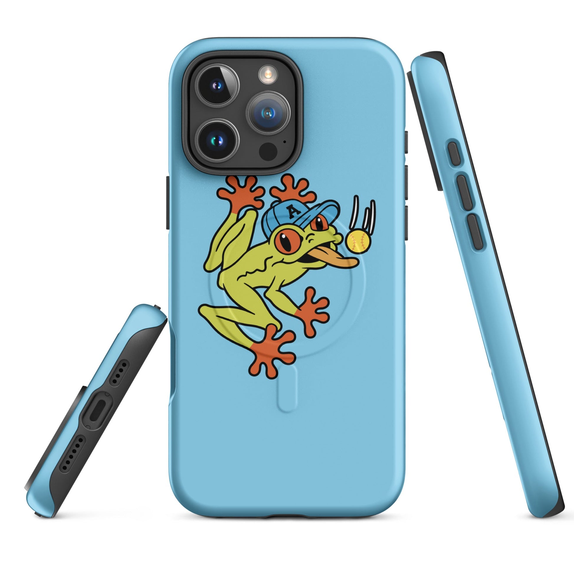 Magsafe Tough Case for iPhone | Aquasox Softball | Mascot Logo