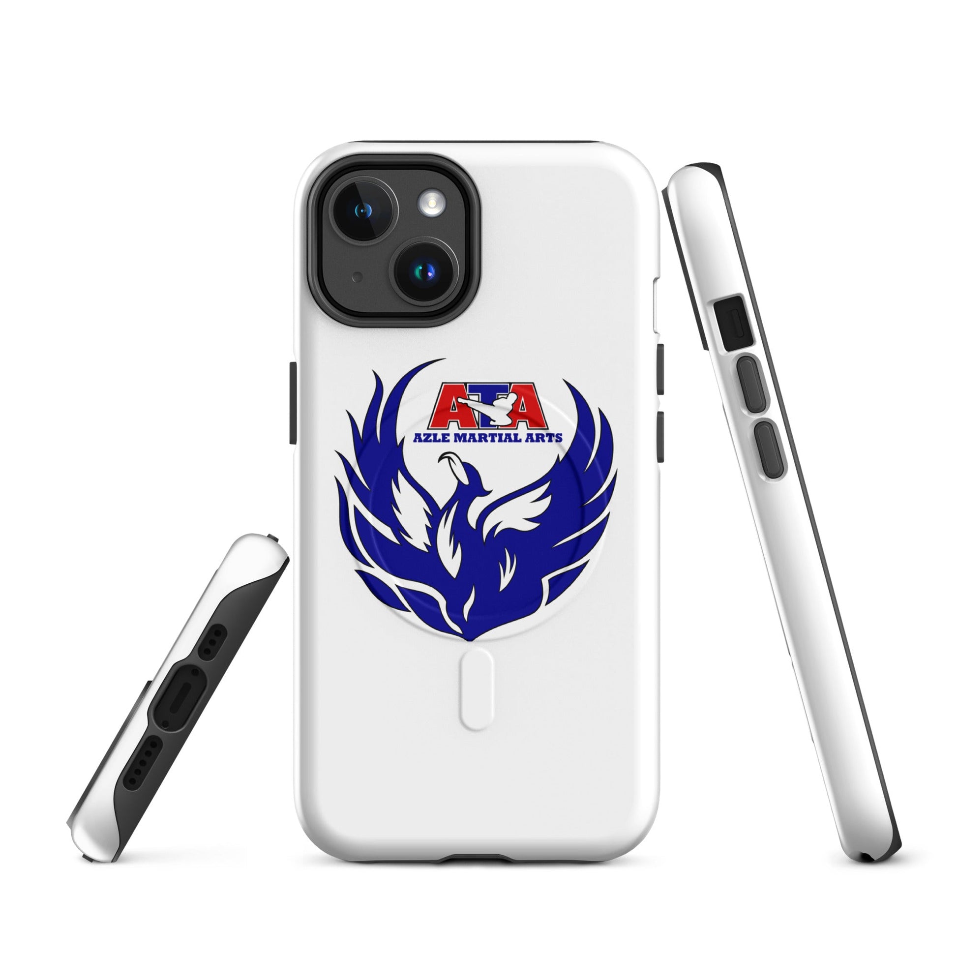 Magsafe Tough Case for iPhone | Azle Martial Arts | Blue Fire Crest Logo