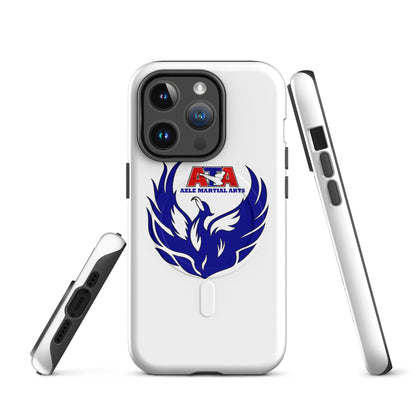 Magsafe Tough Case for iPhone | Azle Martial Arts | Blue Fire Crest Logo