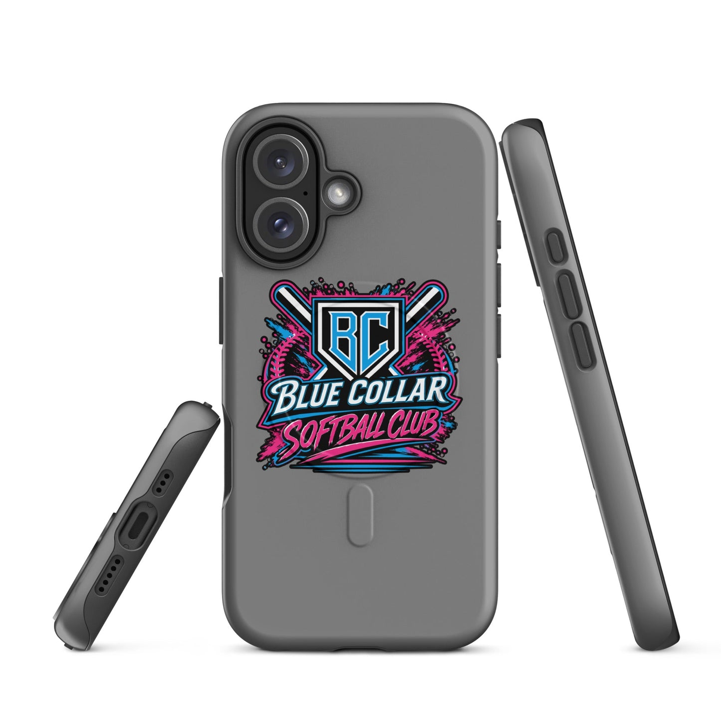Magsafe Tough Case for iPhone | Blue Collar Softball 2034 | Athletics Logo