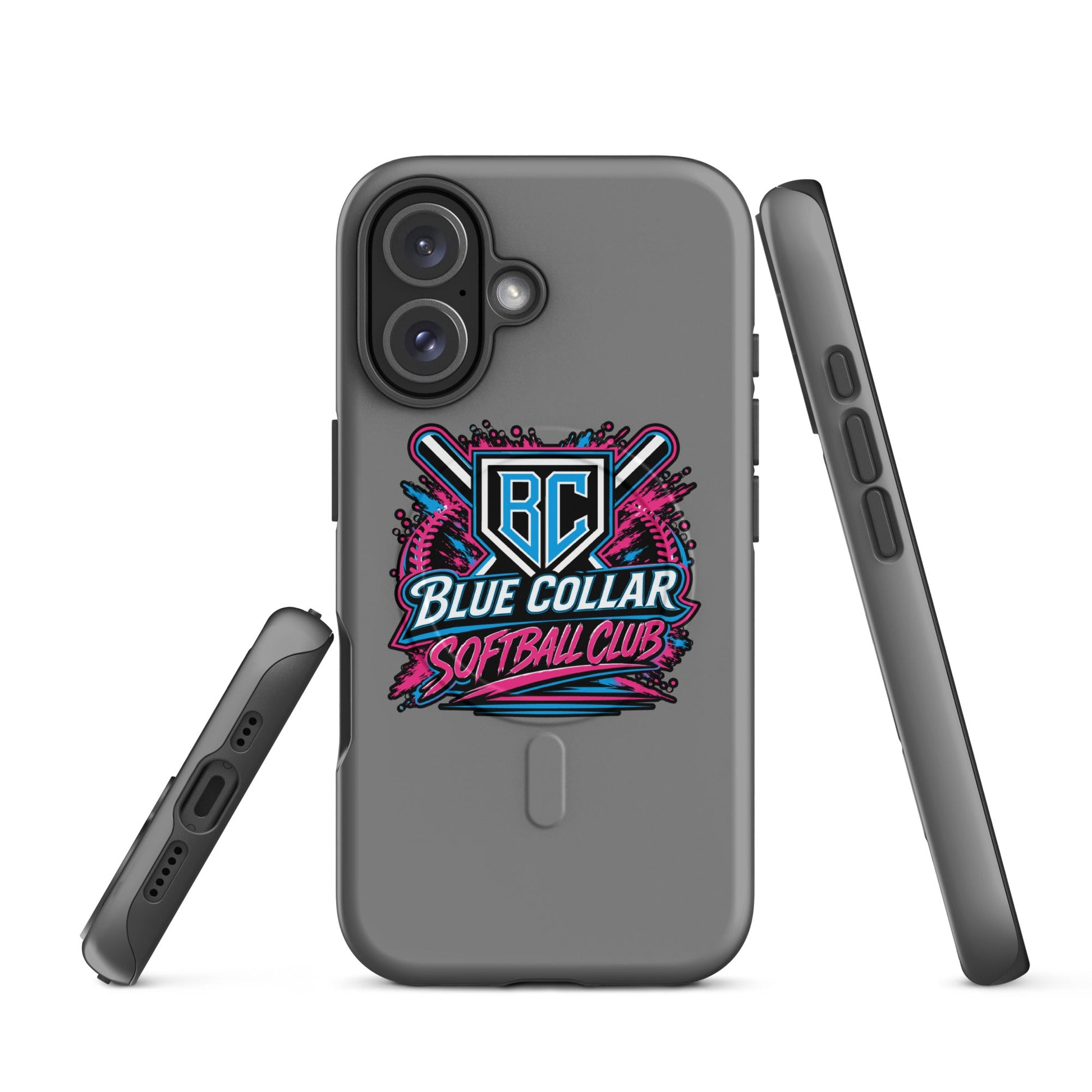 Magsafe Tough Case for iPhone | Blue Collar Softball 2034 | Athletics Logo