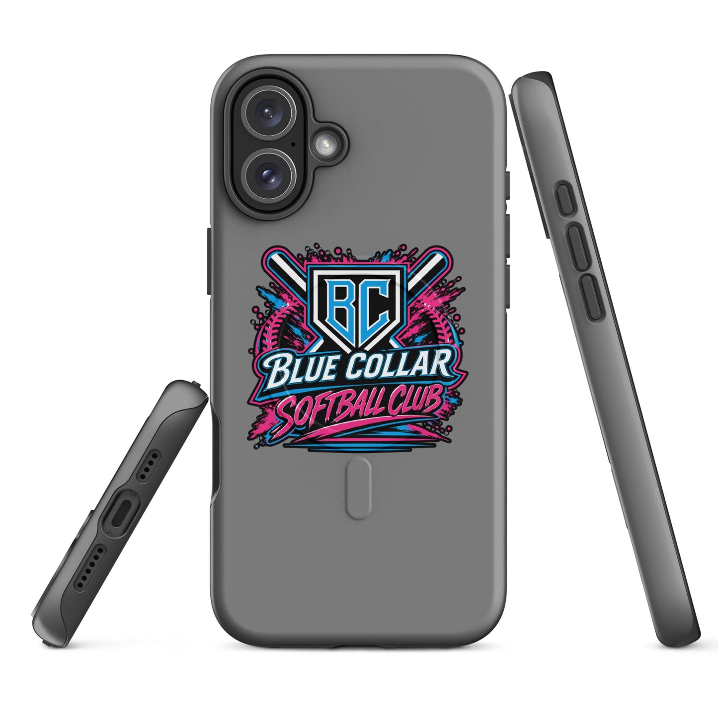 Magsafe Tough Case for iPhone | Blue Collar Softball 2034 | Athletics Logo