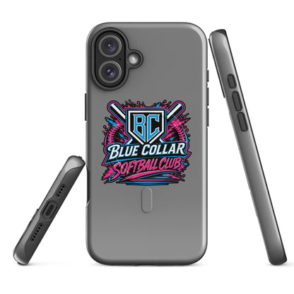 Magsafe Tough Case for iPhone | Blue Collar Softball 2034 | Athletics Logo