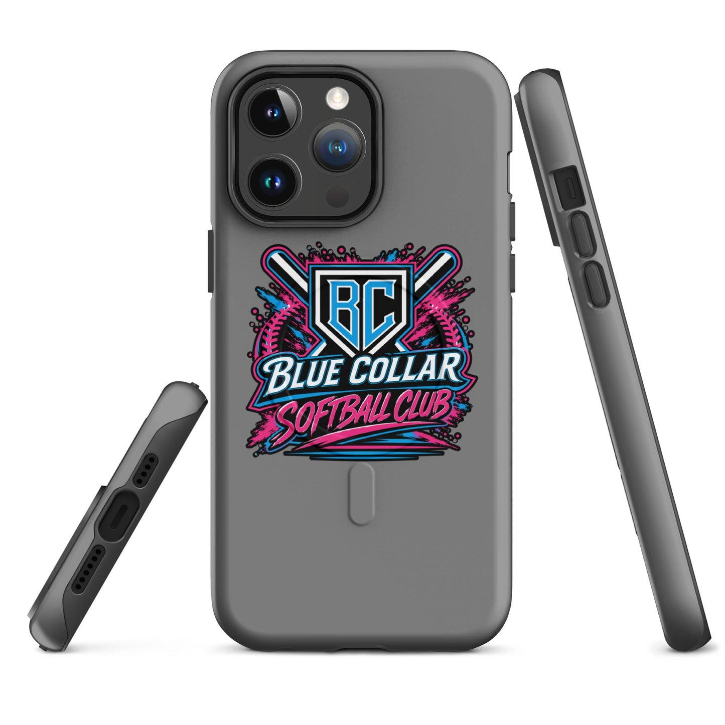 Magsafe Tough Case for iPhone | Blue Collar Softball 2034 | Athletics Logo