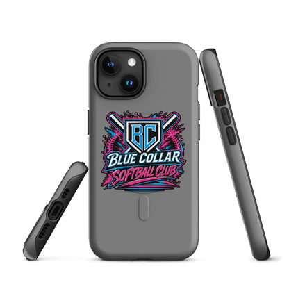 Magsafe Tough Case for iPhone | Blue Collar Softball 2034 | Athletics Logo