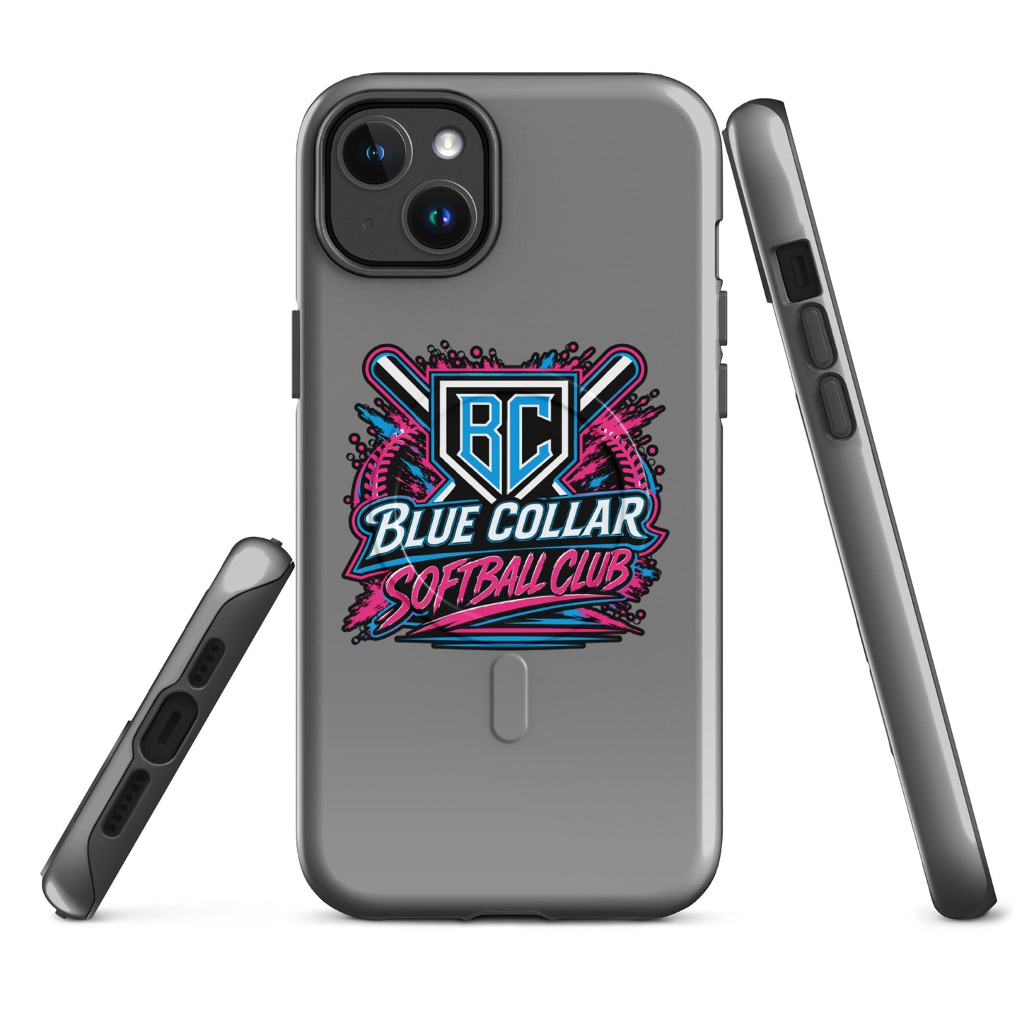 Magsafe Tough Case for iPhone | Blue Collar Softball 2034 | Athletics Logo