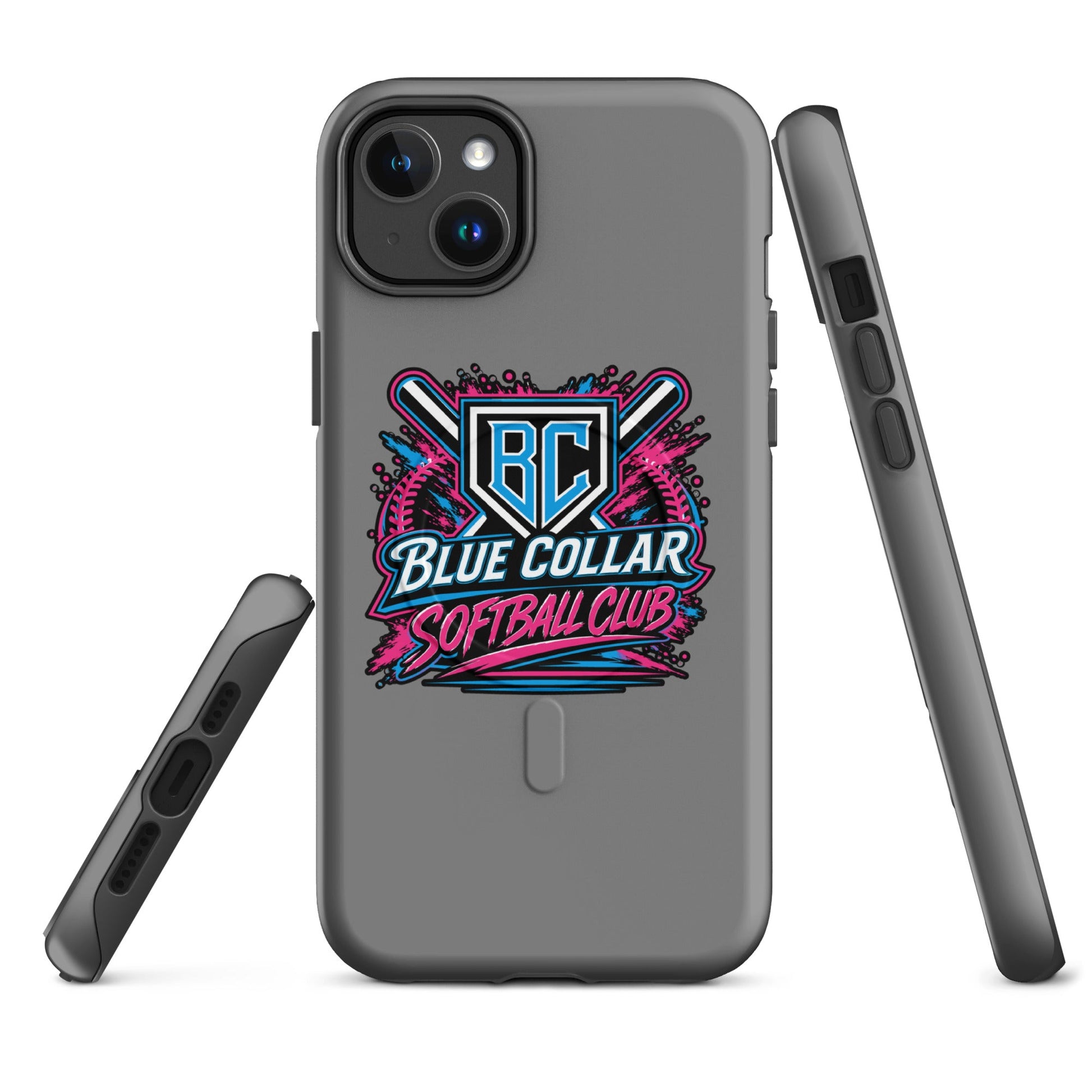 Magsafe Tough Case for iPhone | Blue Collar Softball 2034 | Athletics Logo