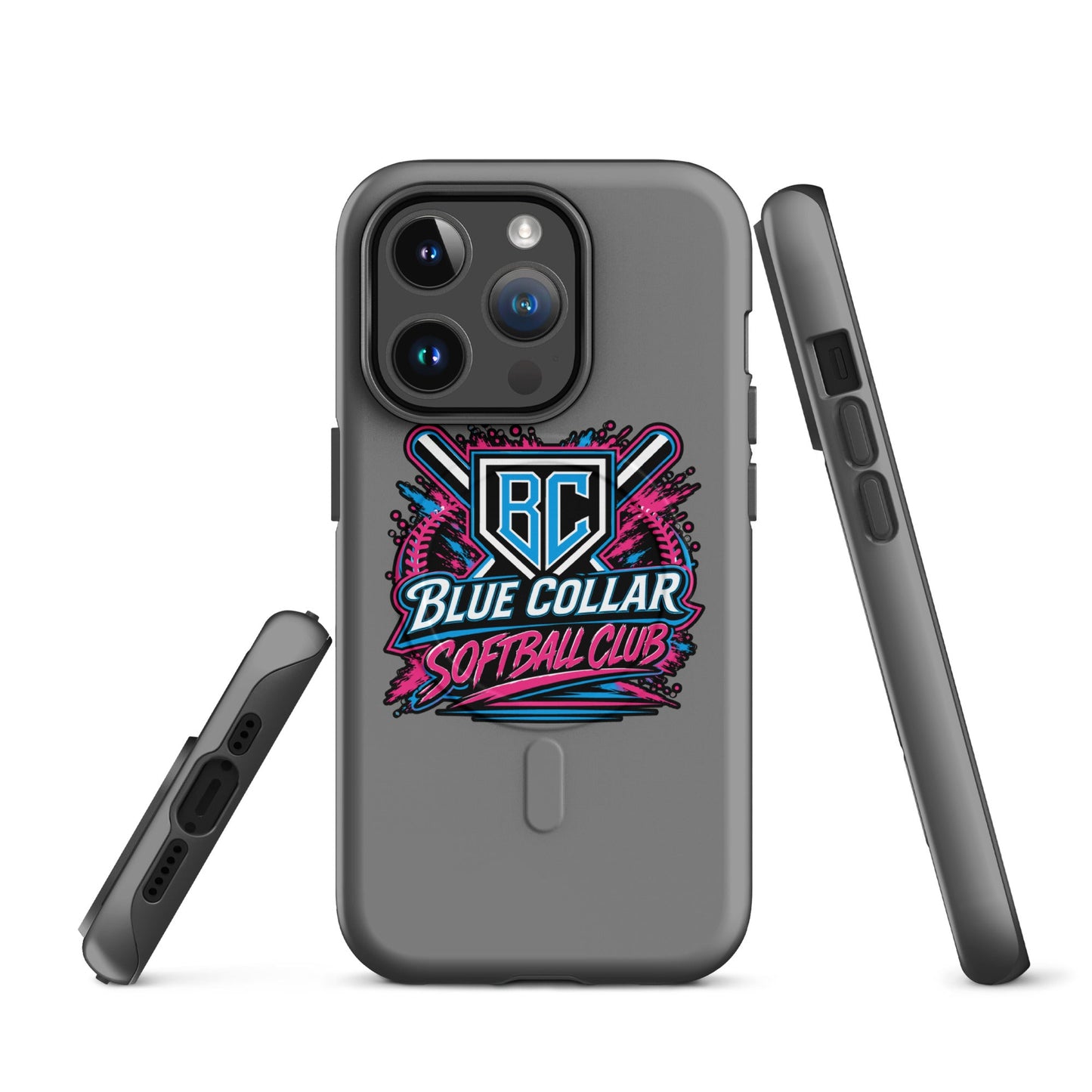 Magsafe Tough Case for iPhone | Blue Collar Softball 2034 | Athletics Logo
