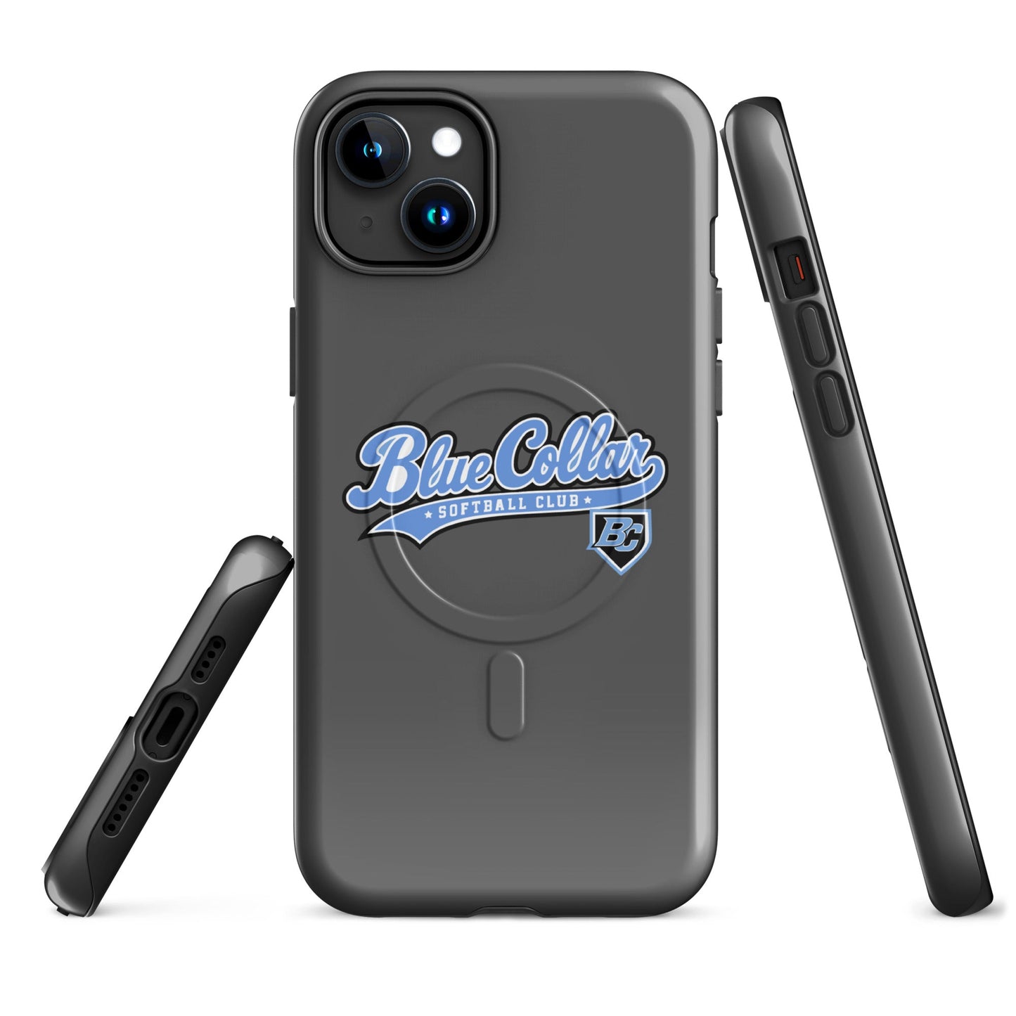 Magsafe Tough Case for iPhone | Blue Collar Softball 2034 | Ironclad Logo