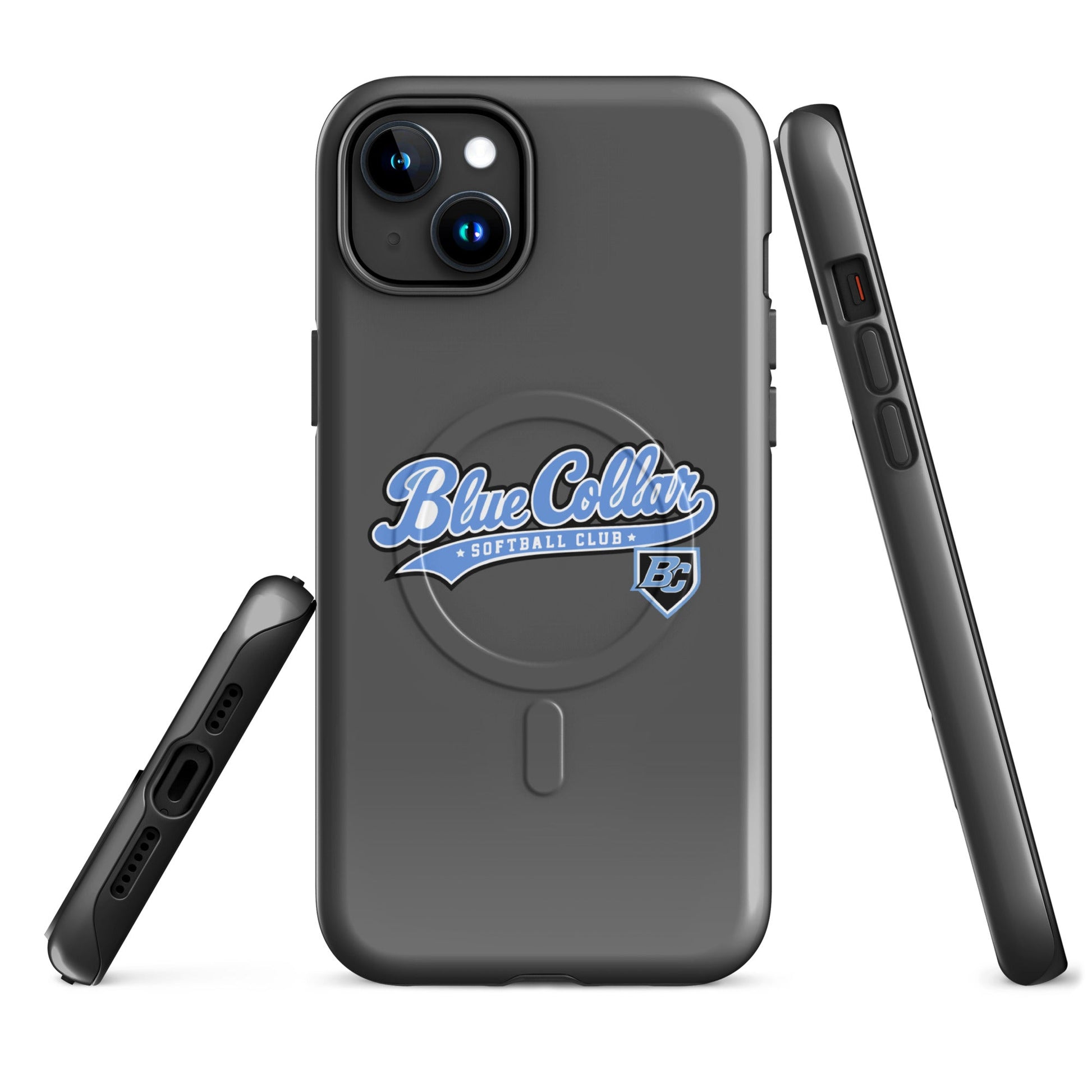 Magsafe Tough Case for iPhone | Blue Collar Softball 2034 | Ironclad Logo