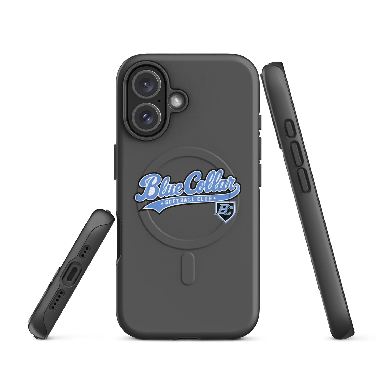 Magsafe Tough Case for iPhone | Blue Collar Softball 2034 | Ironclad Logo
