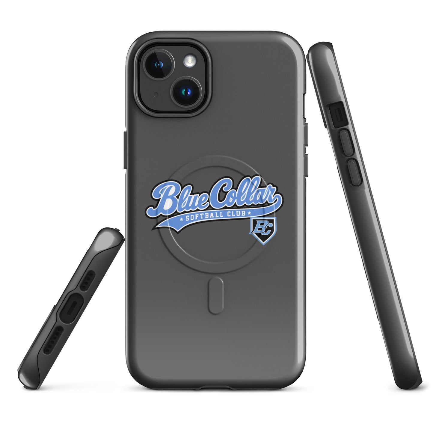 Magsafe Tough Case for iPhone | Blue Collar Softball 2034 | Ironclad Logo