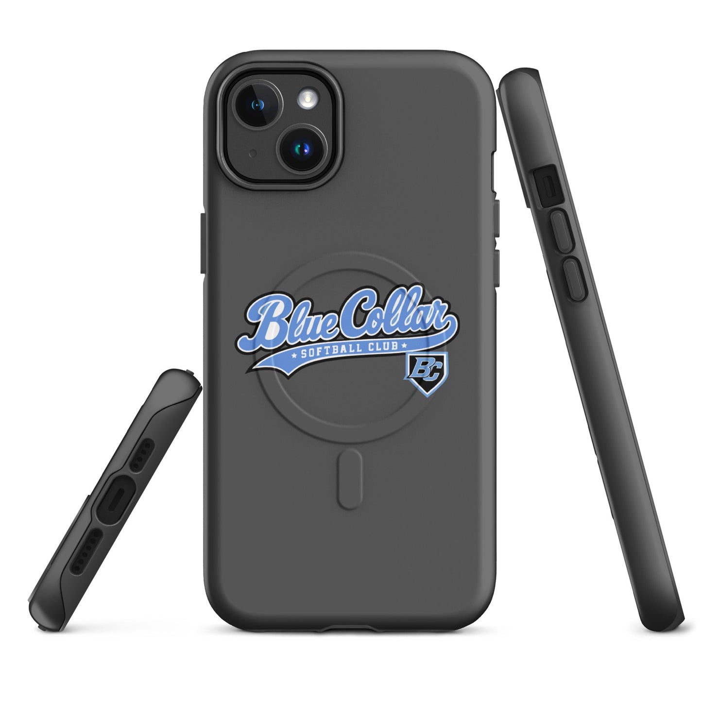 Magsafe Tough Case for iPhone | Blue Collar Softball 2034 | Ironclad Logo