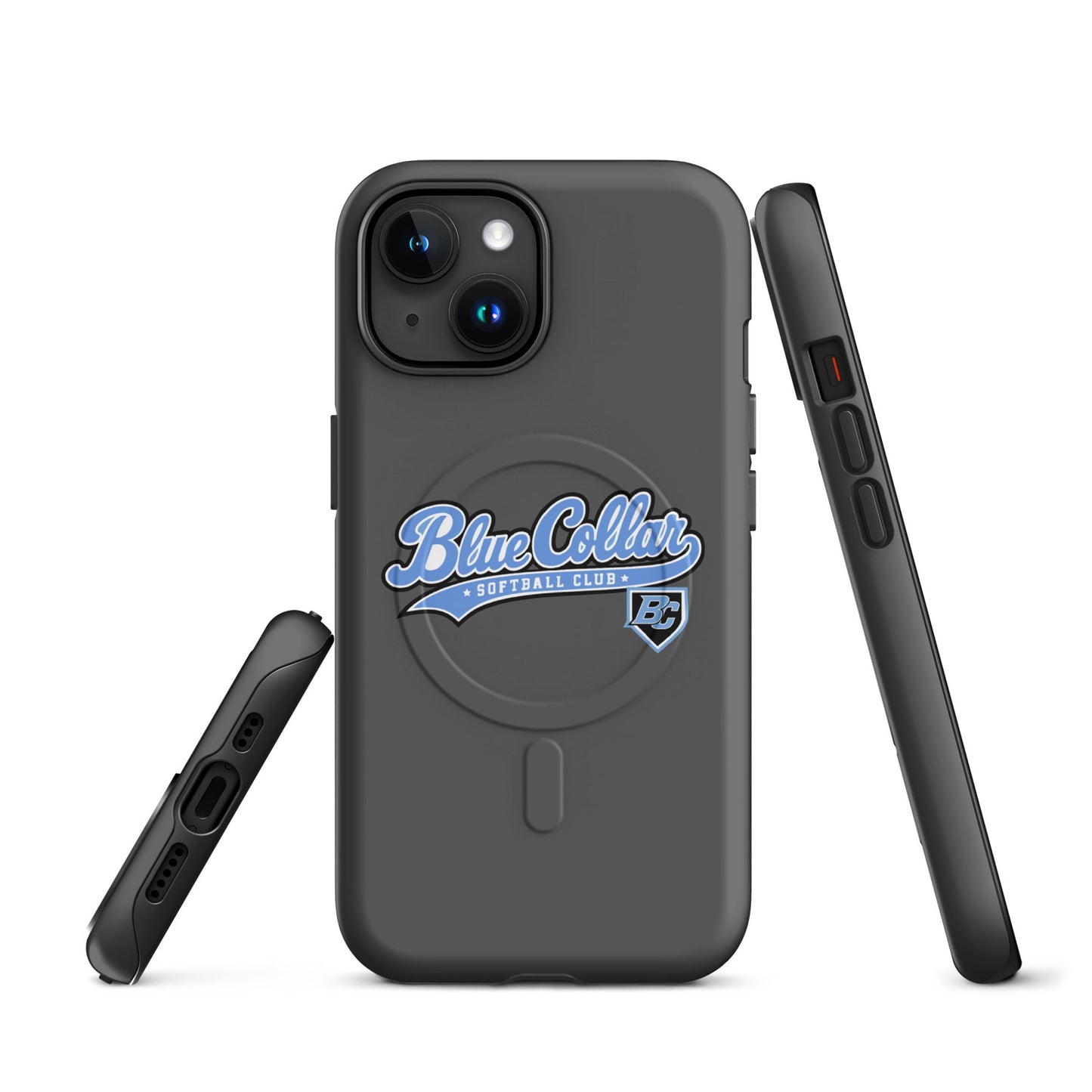Magsafe Tough Case for iPhone | Blue Collar Softball 2034 | Ironclad Logo
