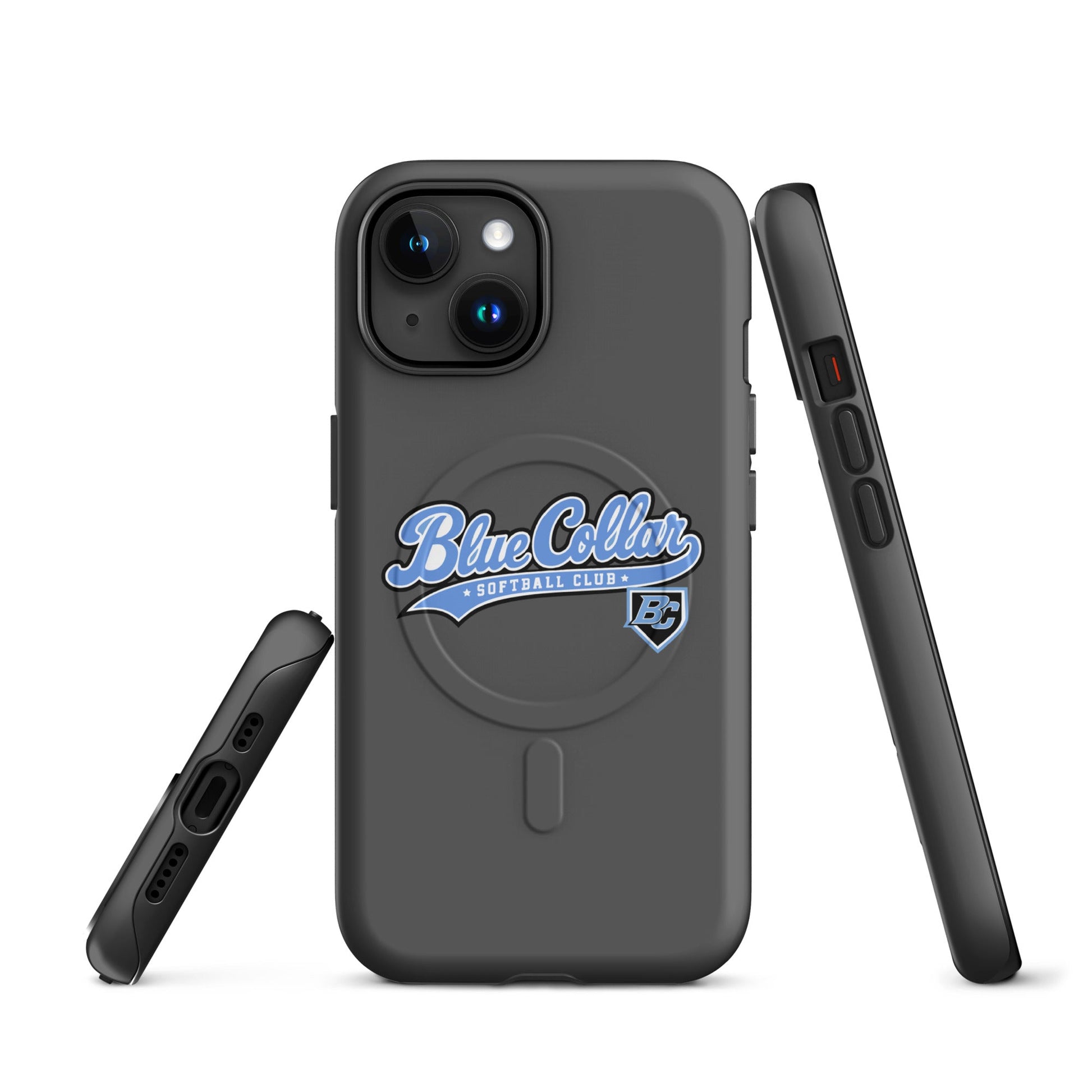 Magsafe Tough Case for iPhone | Blue Collar Softball 2034 | Ironclad Logo