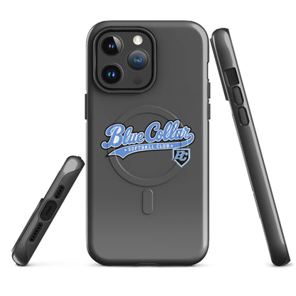 Magsafe Tough Case for iPhone | Blue Collar Softball 2034 | Ironclad Logo