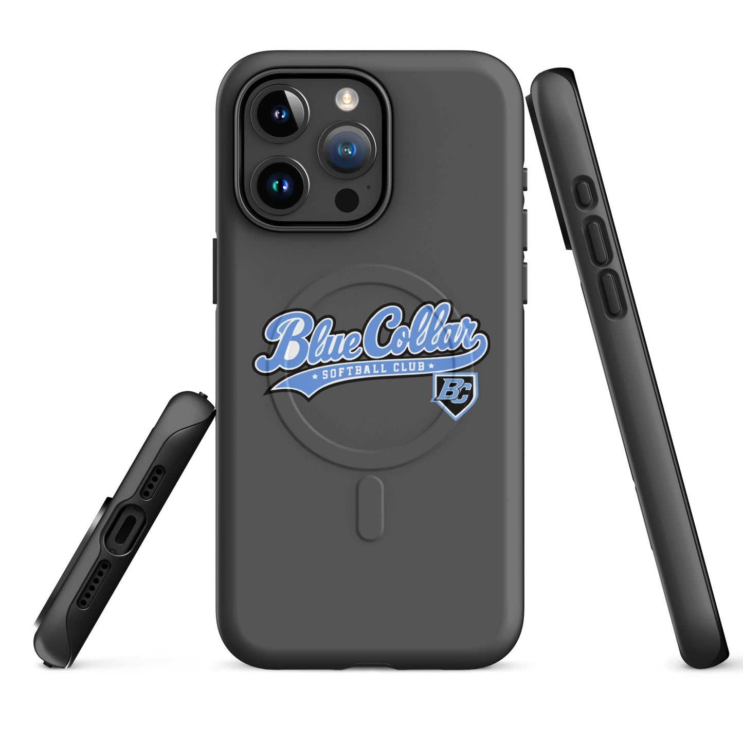 Magsafe Tough Case for iPhone | Blue Collar Softball 2034 | Ironclad Logo