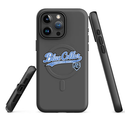 Magsafe Tough Case for iPhone | Blue Collar Softball 2034 | Ironclad Logo