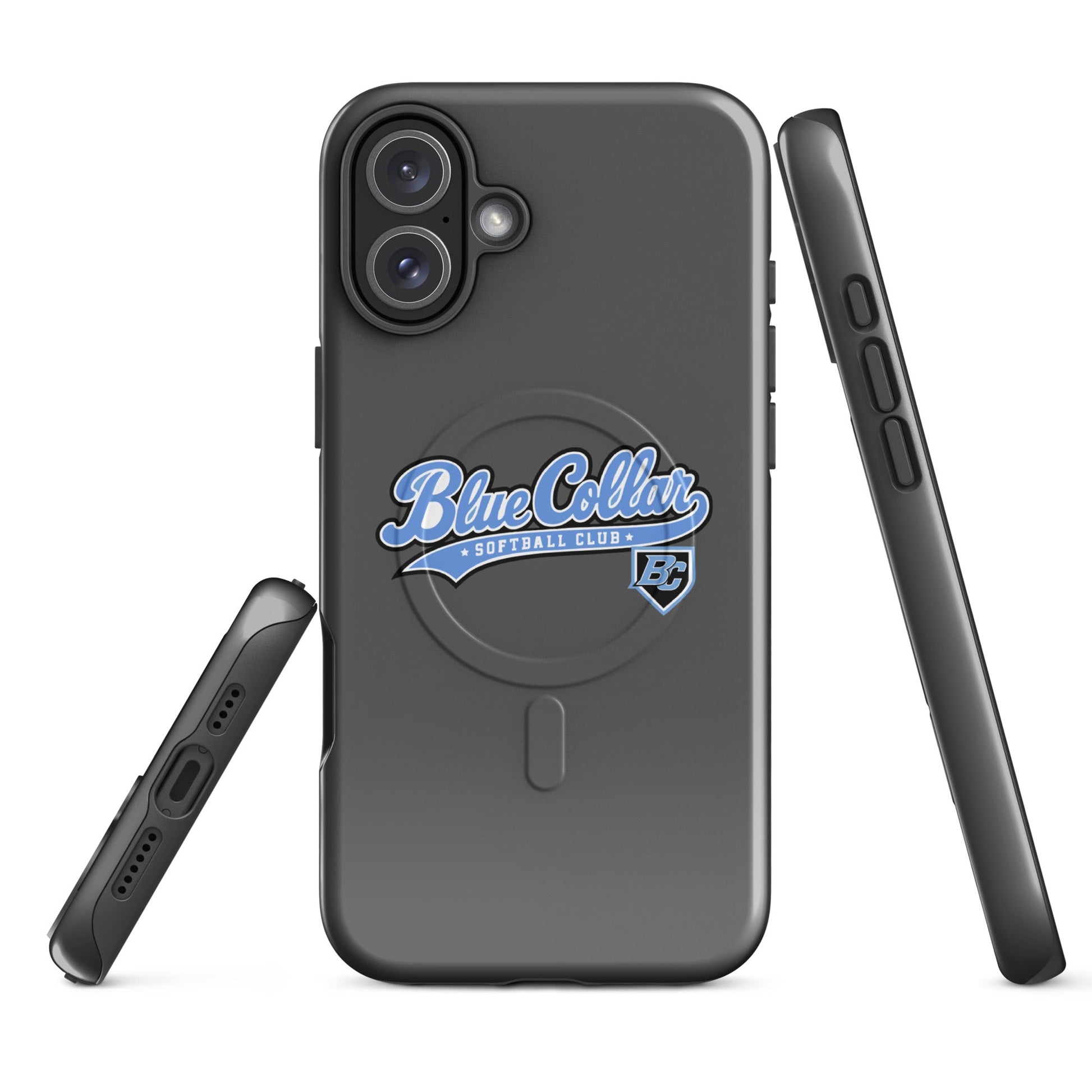 Magsafe Tough Case for iPhone | Blue Collar Softball 2034 | Ironclad Logo