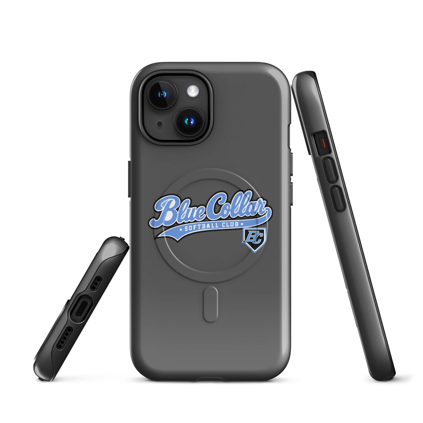 Magsafe Tough Case for iPhone | Blue Collar Softball 2034 | Ironclad Logo