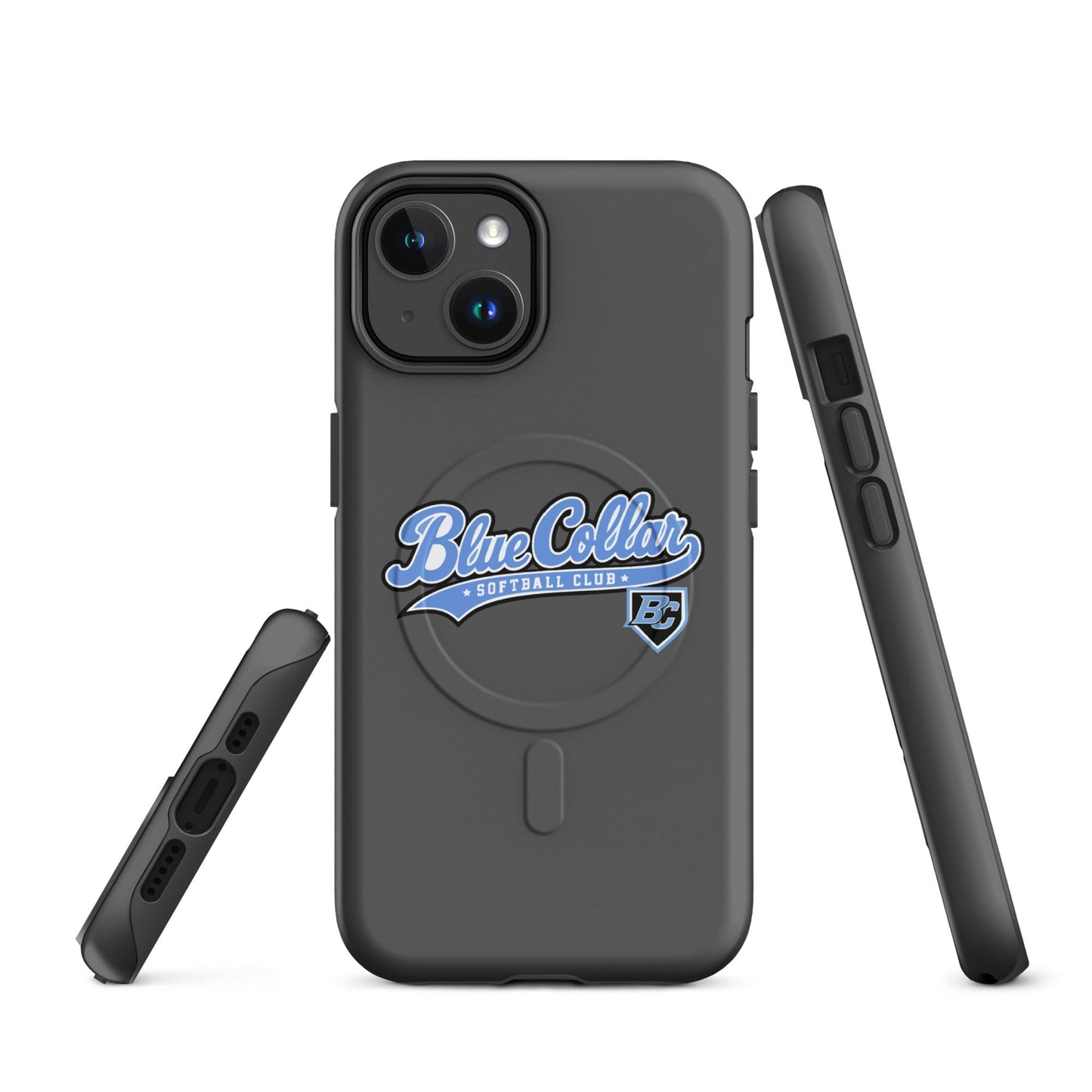 Magsafe Tough Case for iPhone | Blue Collar Softball 2034 | Ironclad Logo