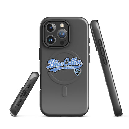 Magsafe Tough Case for iPhone | Blue Collar Softball 2034 | Ironclad Logo