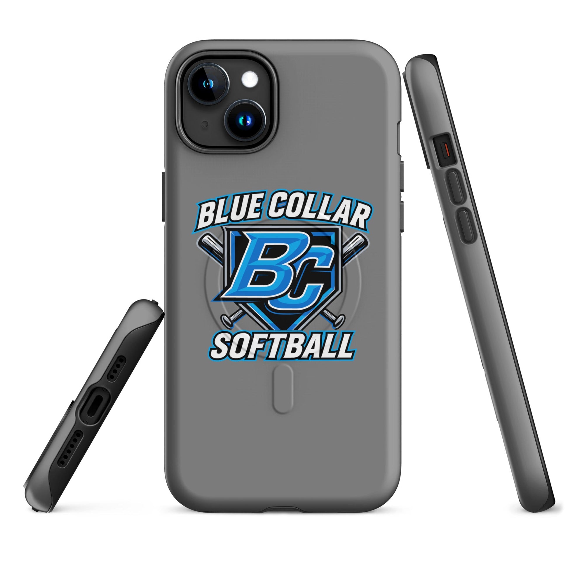 Magsafe Tough Case for iPhone | Blue Collar Softball 2034 | Shield Logo