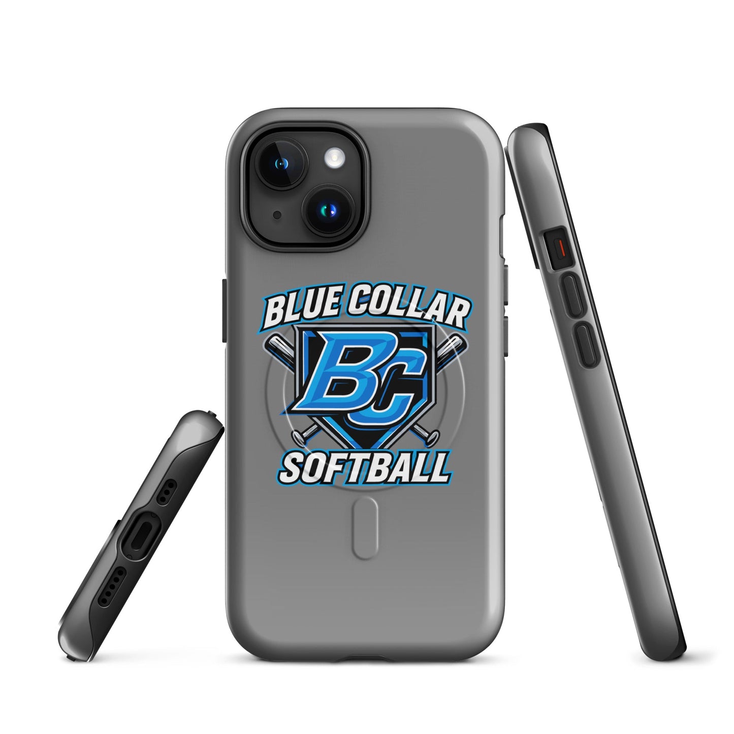 Magsafe Tough Case for iPhone | Blue Collar Softball 2034 | Shield Logo