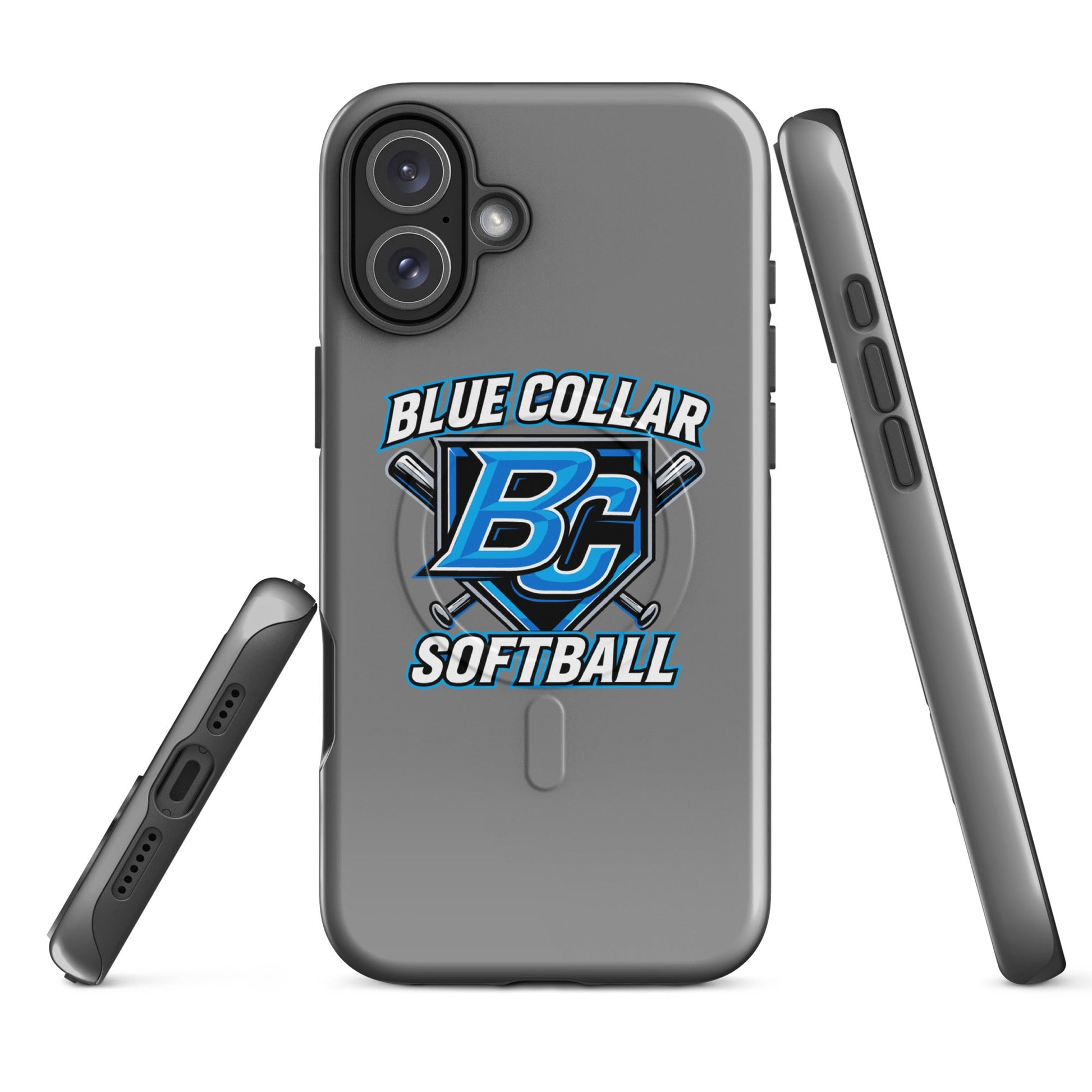 Magsafe Tough Case for iPhone | Blue Collar Softball 2034 | Shield Logo