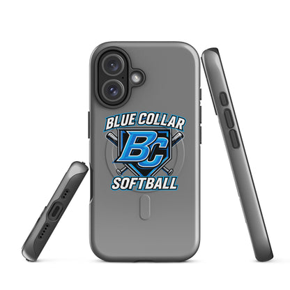 Magsafe Tough Case for iPhone | Blue Collar Softball 2034 | Shield Logo