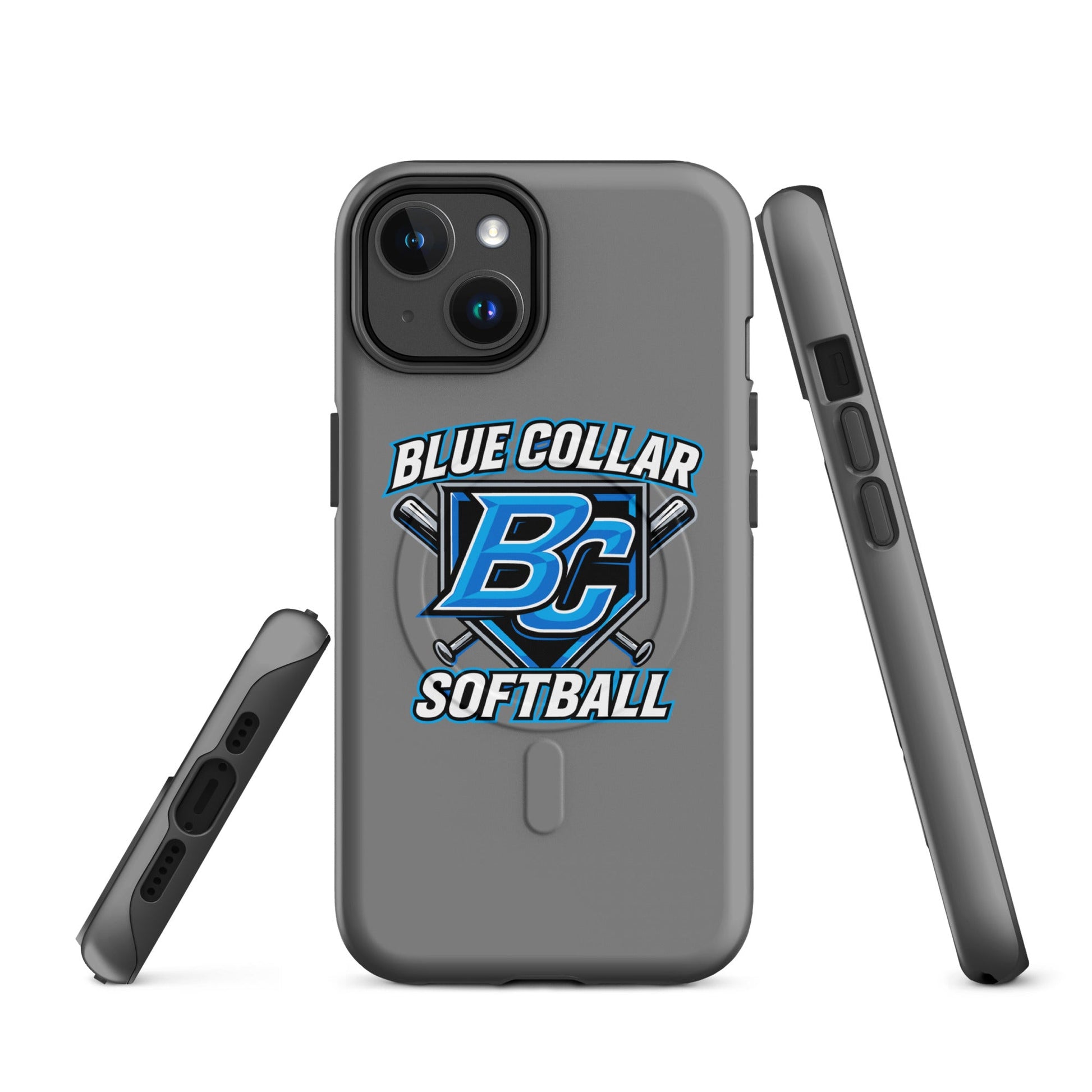 Magsafe Tough Case for iPhone | Blue Collar Softball 2034 | Shield Logo