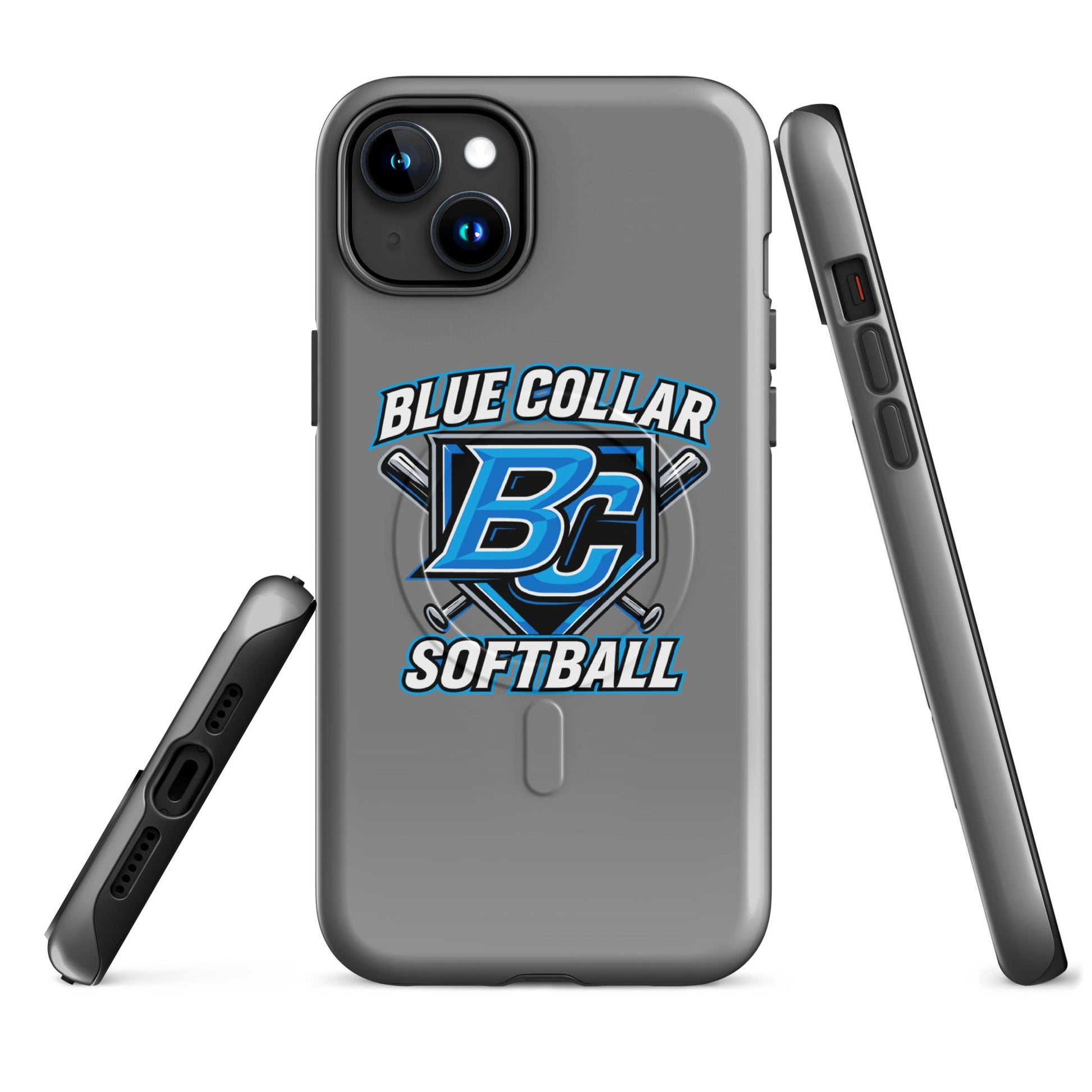 Magsafe Tough Case for iPhone | Blue Collar Softball 2034 | Shield Logo