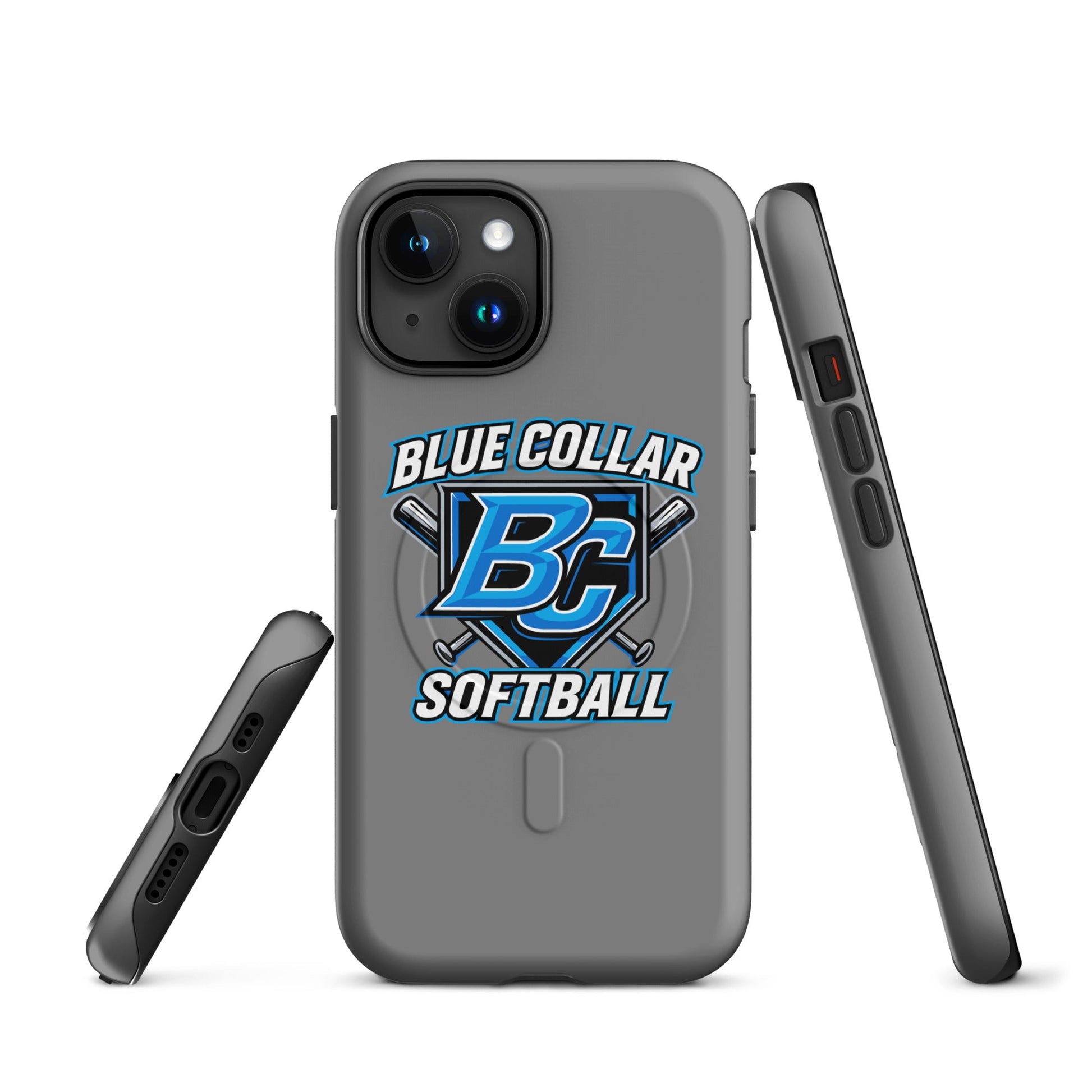 Magsafe Tough Case for iPhone | Blue Collar Softball 2034 | Shield Logo