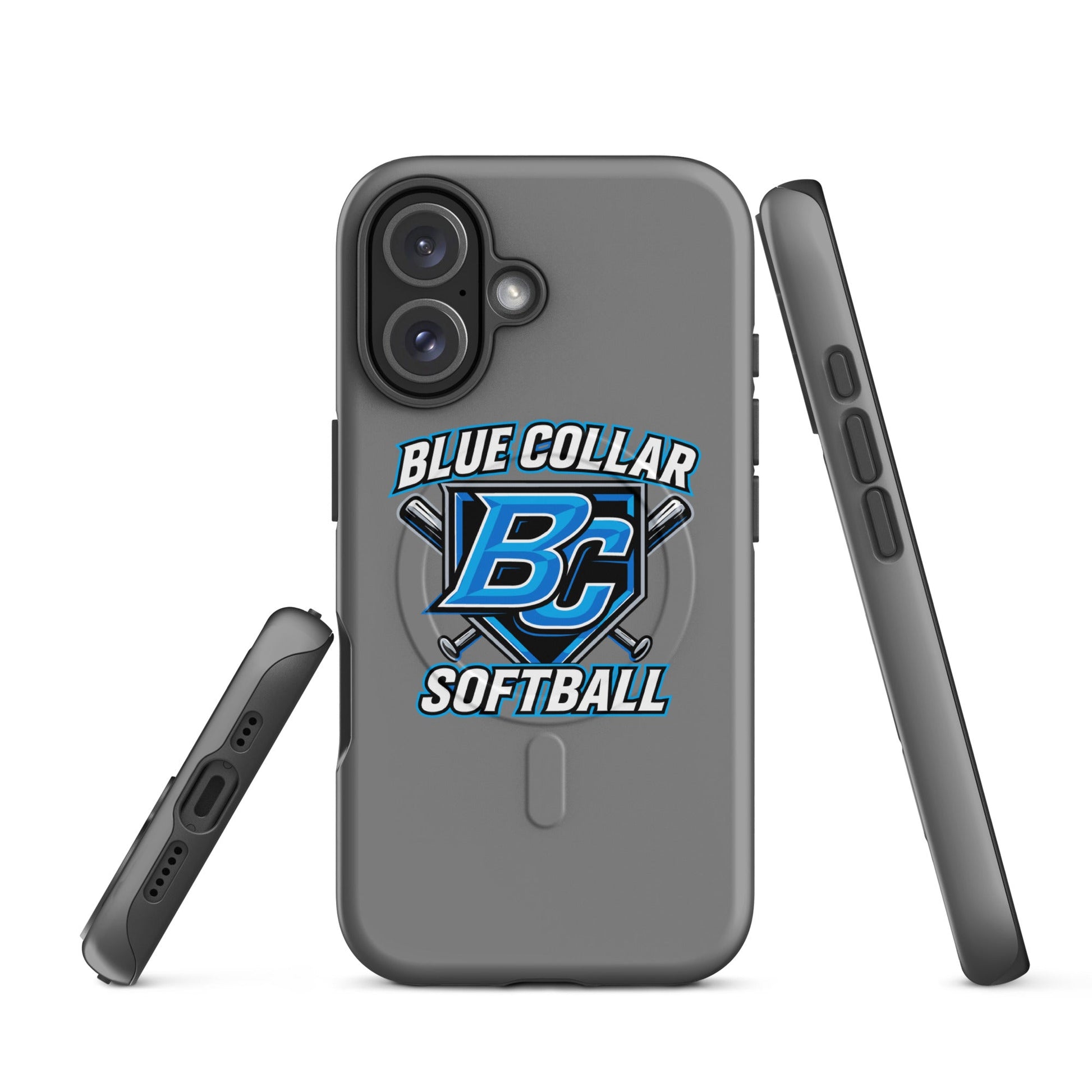 Magsafe Tough Case for iPhone | Blue Collar Softball 2034 | Shield Logo